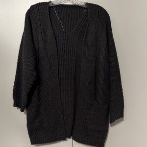 Open-Front Cardigan